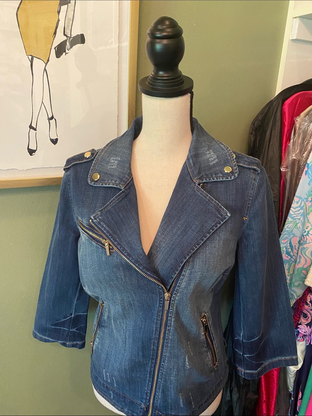 Beautiful Chico’s jean jacket